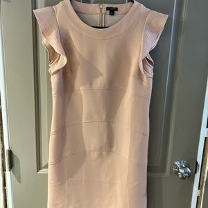 Ann Taylor Light Pink/Peach Career Dress 2 Petite